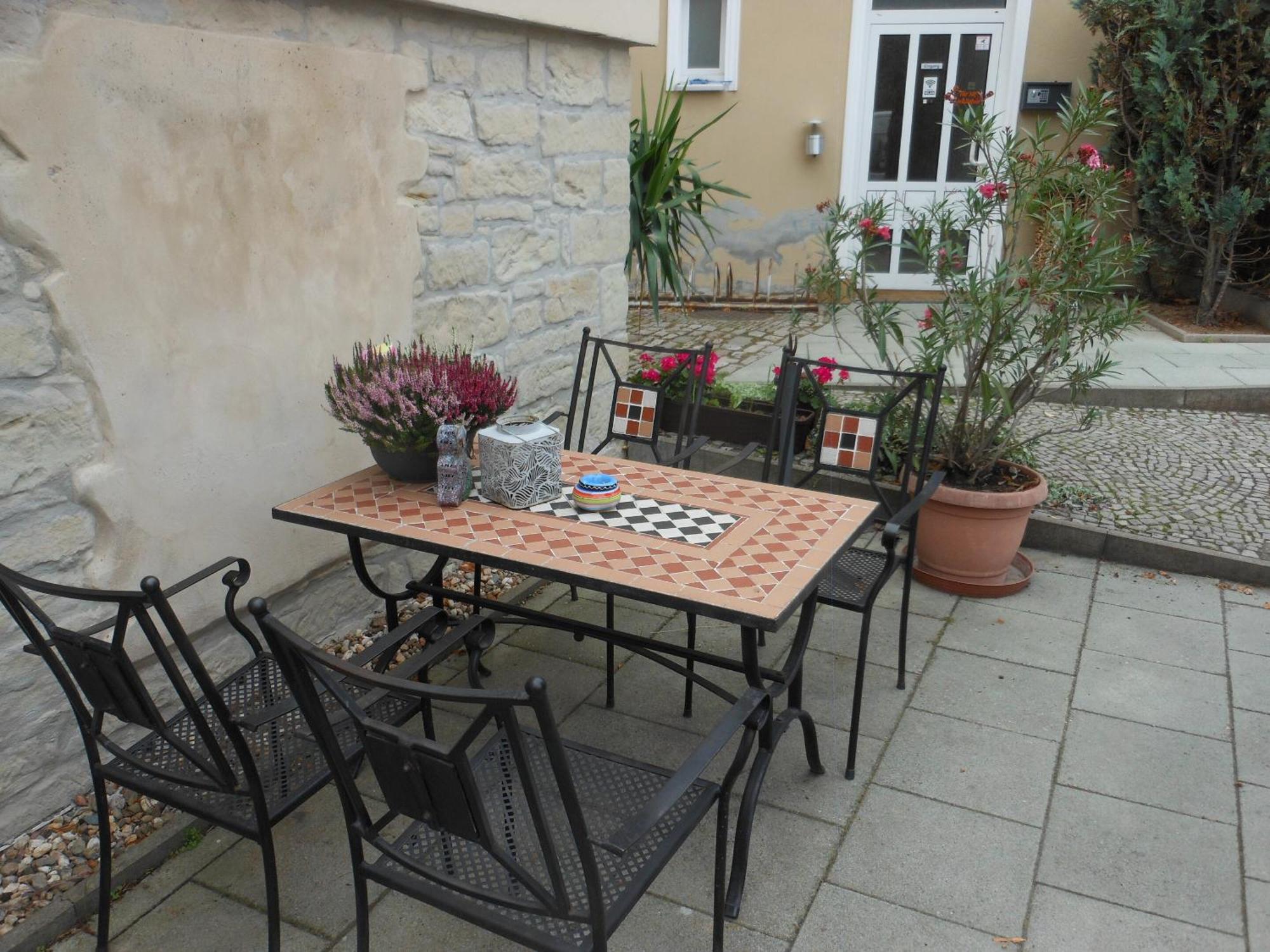 Pension Am Werder Bernburg Esterno foto