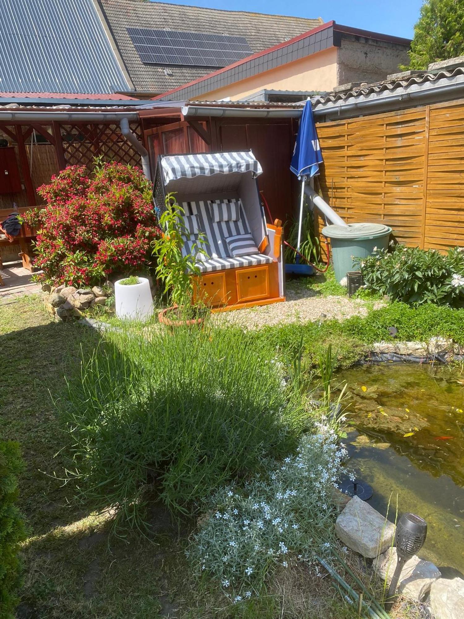Pension Am Werder Bernburg Esterno foto